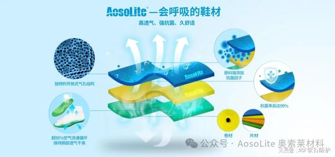 te奥索莱材料在运动鞋领域的开发应用尊龙凯时app网站解析AosoLi(图3)